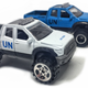 The blue one had to be wheel swapped, of course. I found a second white one recently that suffered the same fate!